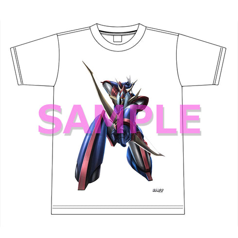 『勇者ライディーン』【描き下ろし】Tシャツ ゴッドゴーガン構える